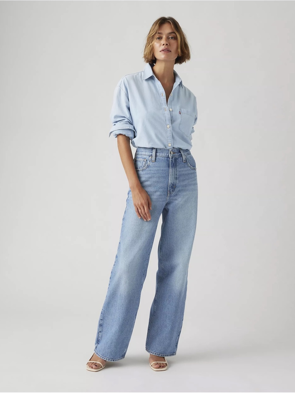 Levi's High Waisted Straight Jeans